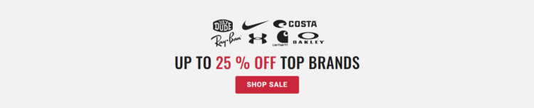 25% Off Top Brands