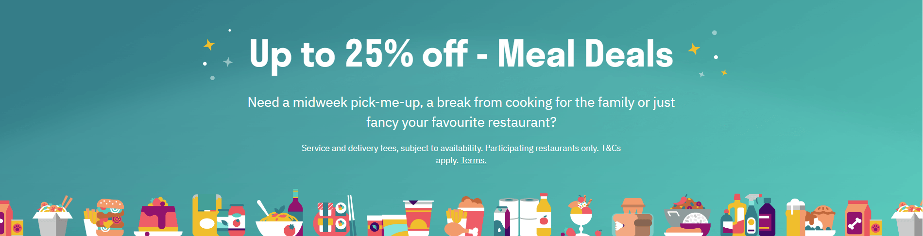 Deliveroo - 25% Off